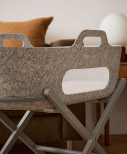 Snuz Moses Baskets SnuzBaskit Moses Basket & Stand - Light Grey/Dove