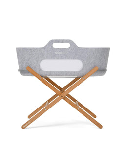 Snuz Moses Baskets SnuzBaskit Moses Basket & Stand - Light Grey/ Natural