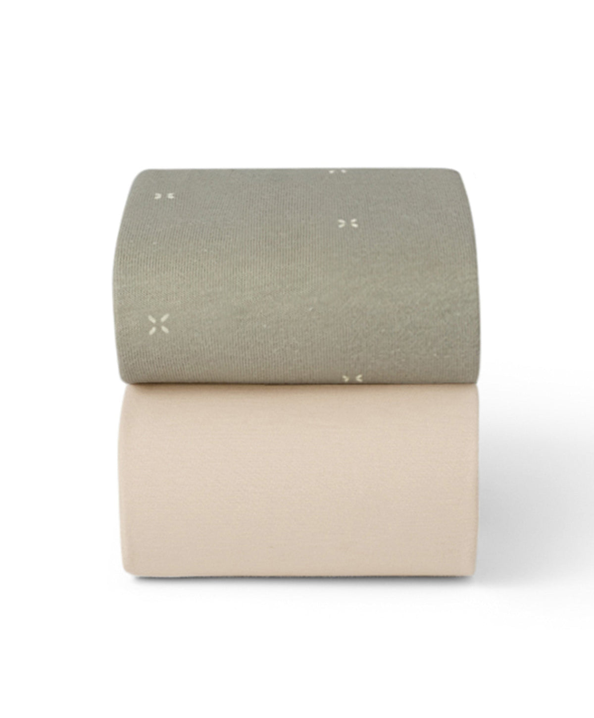 Snuz Snüz Twin Pack Cot & Cotbed Sheets - Sage Cross