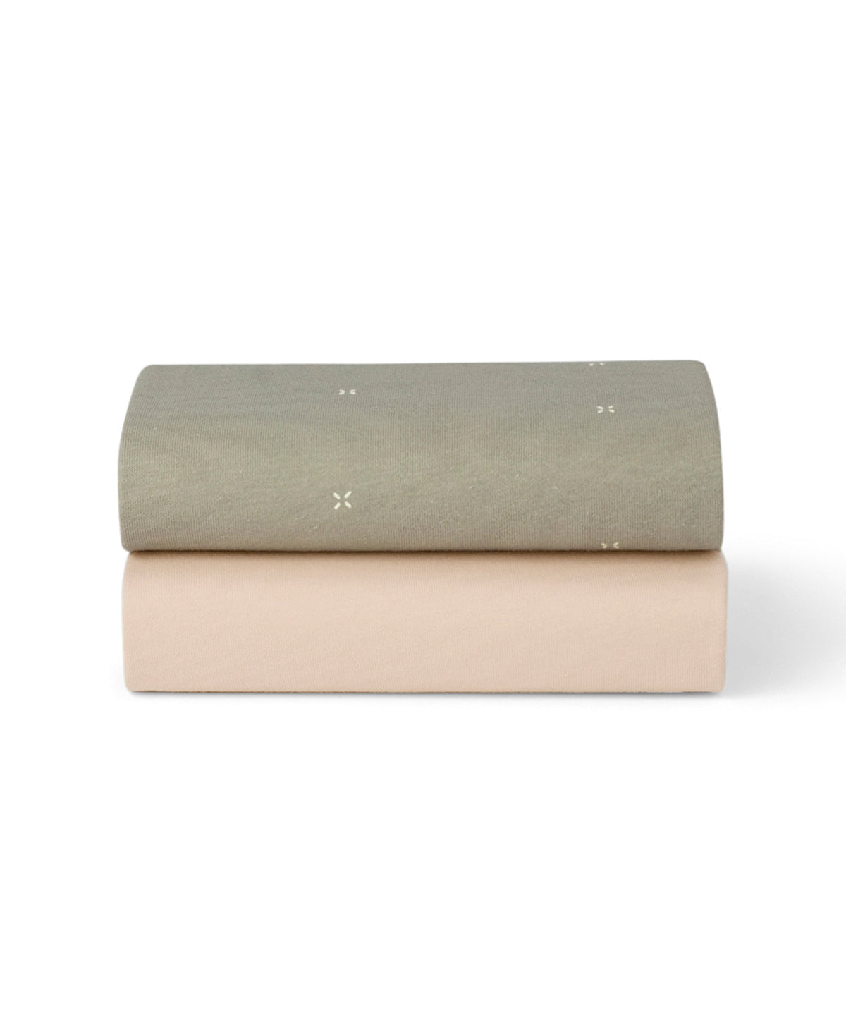 Snuz Snüz Twin Pack Crib Sheets - Sage Cross