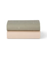 Snuz Snüz Twin Pack Crib Sheets - Sage Cross