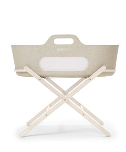 Snuz SnuzBaskit Barley Moses Basket & Cashmere Stand - Barley/Cashmere