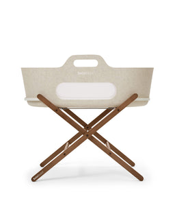 Snuz SnuzBaskit Moses Basket & Stand - Barley/Walnut