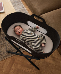 Snuz SnuzBaskit Moses Basket & Stand - Graphite