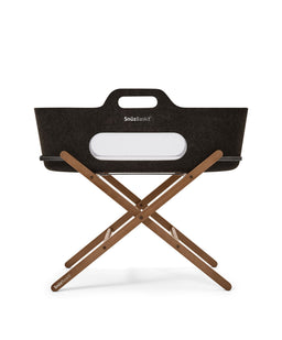 Snuz SnuzBaskit Moses Basket & Stand - Graphite/Walnut