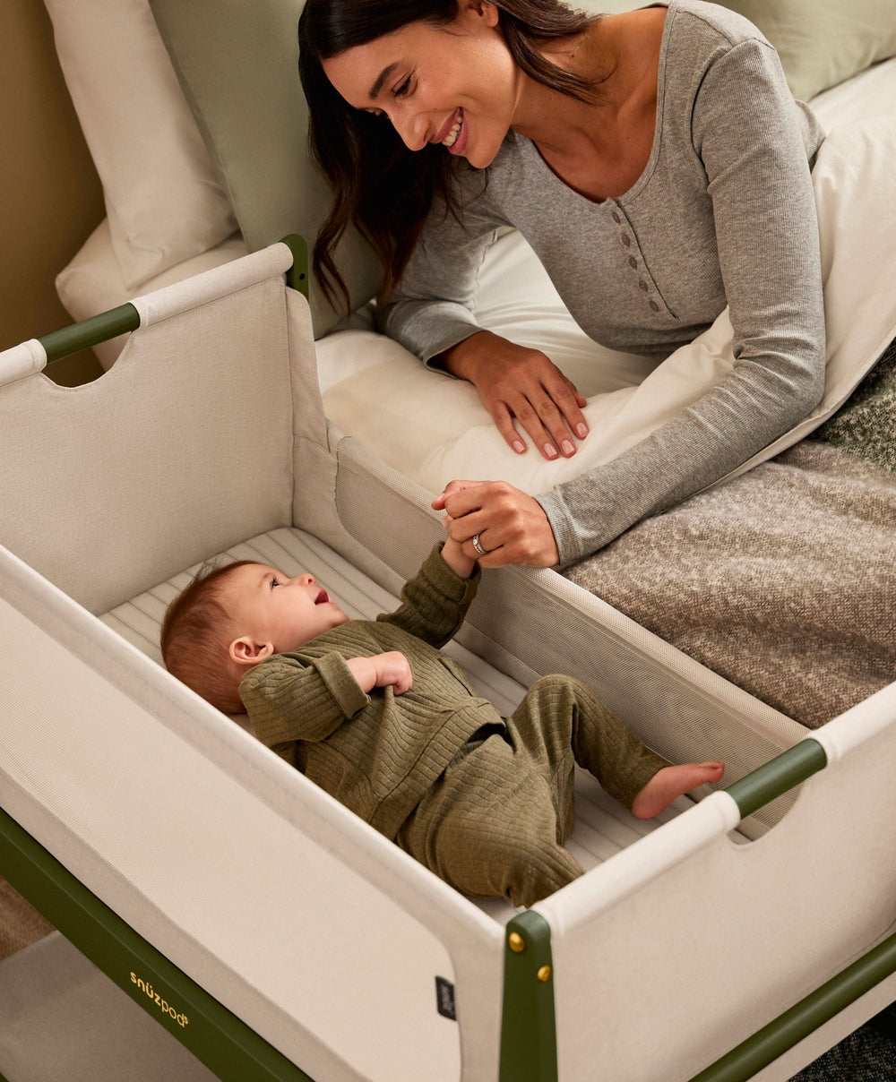 Snuz SnuzPod 5 Bedside Crib - Olive