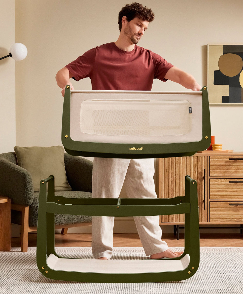 Snuz SnuzPod 5 Bedside Crib - Olive