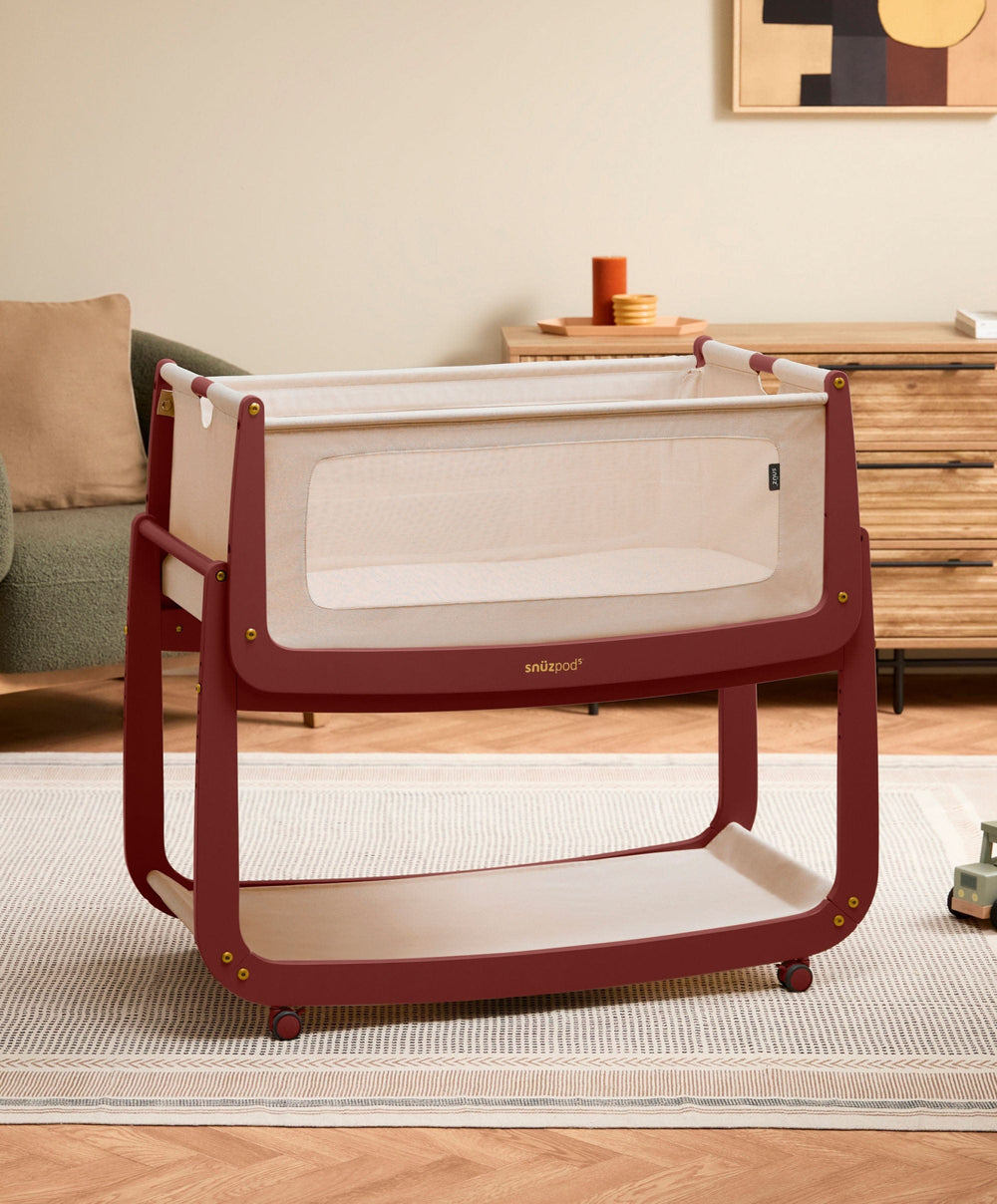 Snuz SnuzPod 5 Bedside Crib - Rouge