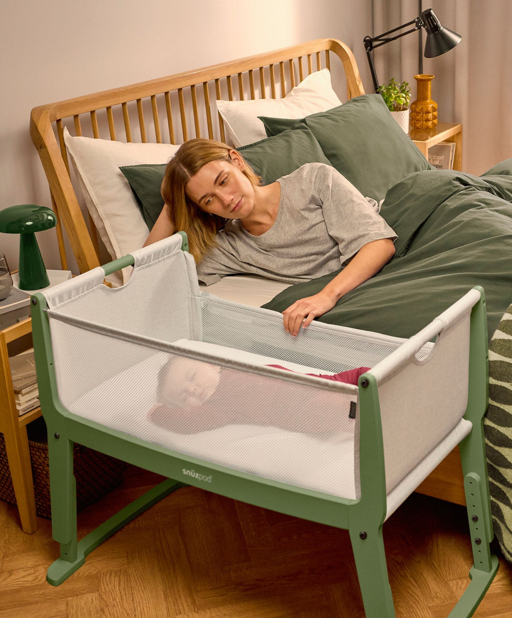 Snuz SnuzPod Studio Bedside Crib – Tokyo Matcha