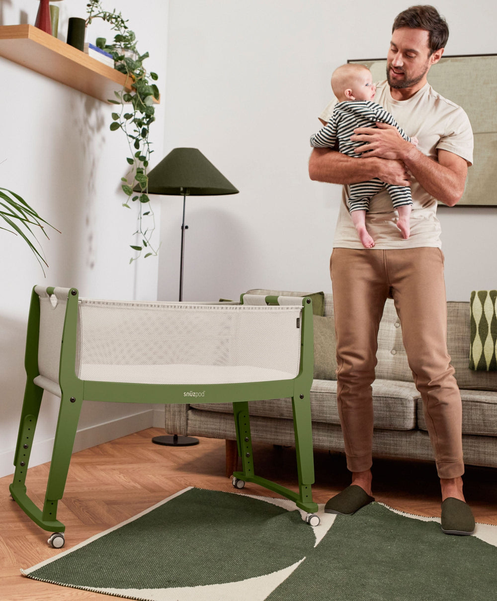 Snuz SnuzPod Studio Bedside Crib – Tokyo Matcha