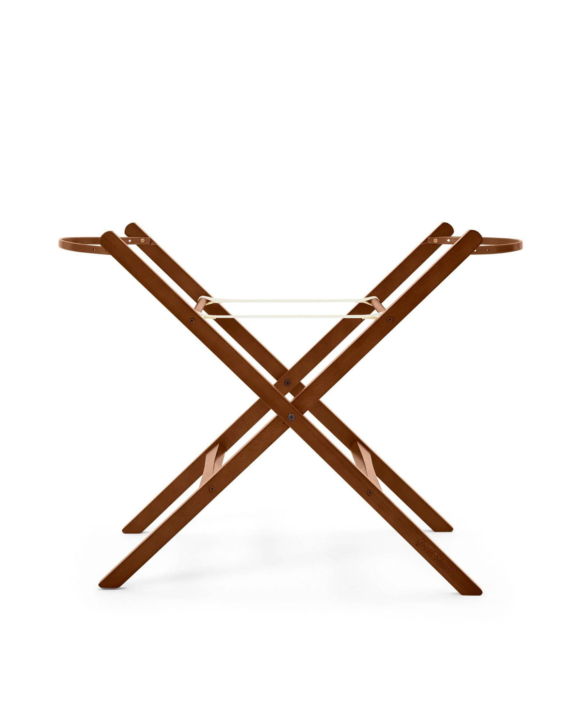 Snuz The Little Green Sheep Moses Basket Stand - Walnut