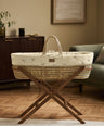 Snuz The Little Green Sheep Moses Basket Stand - Walnut