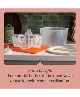 Tommee Tippee Bottle Feeding Tommee Tippee 2-in-1 Microwave Steriliser