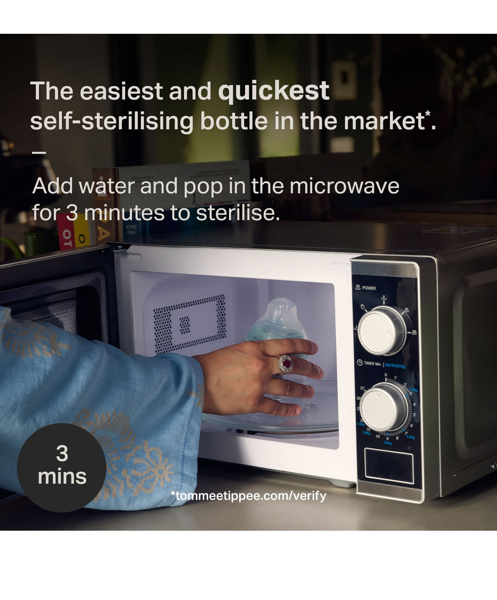 Tommee Tippee Bottle Feeding Tommee Tippee Advanced Anti-Colic Baby Bottle (Pack of 3) - 150ml