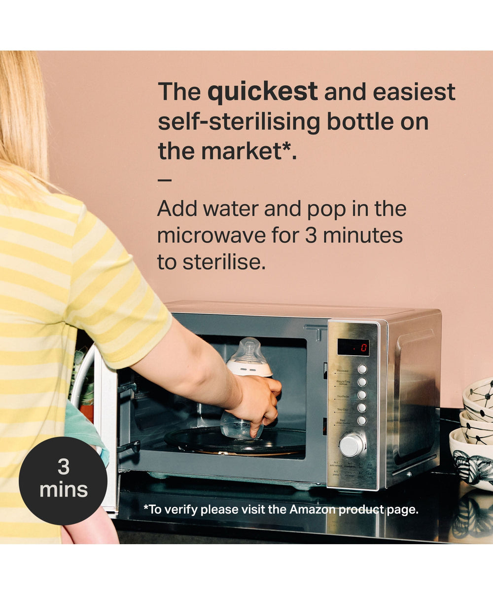 Tommee Tippee Bottle Feeding Tommee Tippee Natural Start Anti-Colic Baby Bottle (Pack of 3) - 150ml