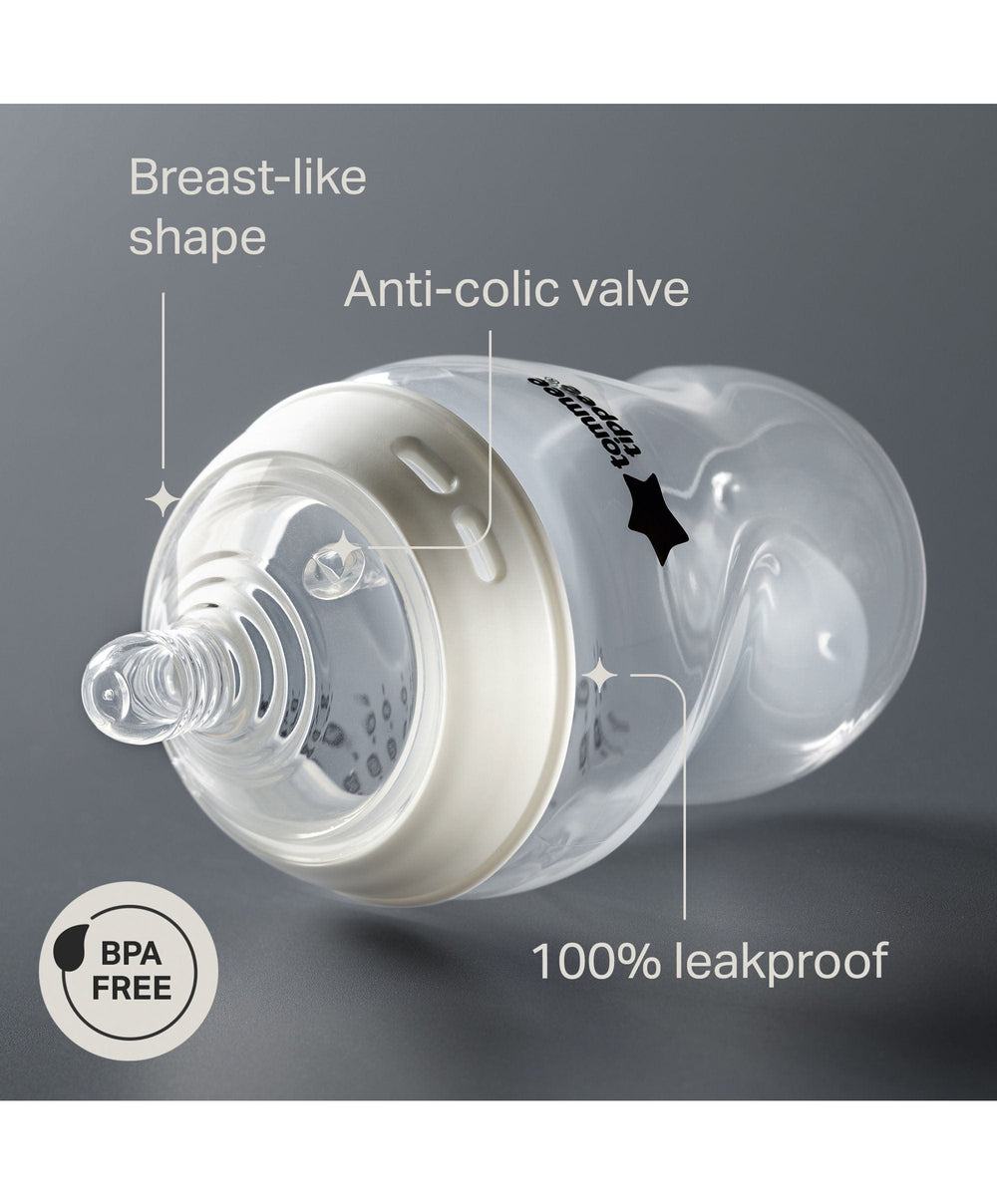 Tommee Tippee Bottle Feeding Tommee Tippee Natural Start Anti-Colic Baby Bottle (Pack of 3) - 150ml