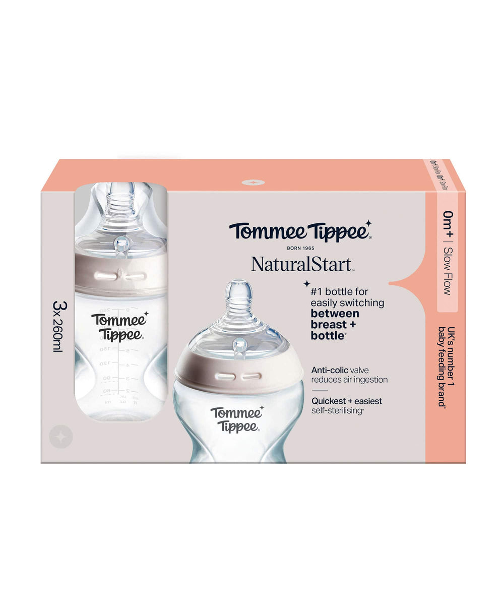Tommee Tippee Bottle Feeding Tommee Tippee Natural Start Anti-Colic Baby Bottle (Pack of 3) - 150ml