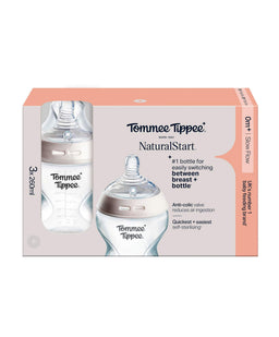 Tommee Tippee Bottle Feeding Tommee Tippee Natural Start Anti-Colic Baby Bottle (Pack of 3) - 150ml