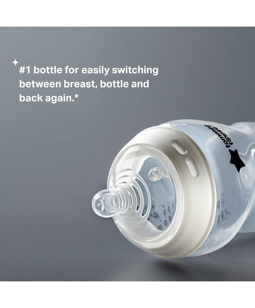 Tommee Tippee Bottle Feeding Tommee Tippee Natural Start Anti-Colic Baby Bottle (Pack of 3) - 260ml