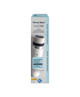 Tommee Tippee Bottle Feeding Tommee Tippee PrepGo Portable 2-in-1 Formula Feed Maker with Built-in UV Steriliser - white