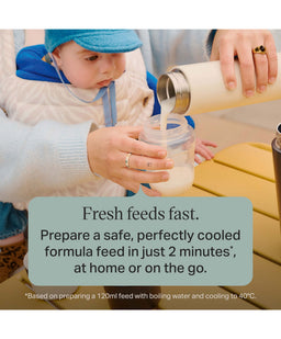 Tommee Tippee Bottle Feeding Tommee Tippee PrepGo Portable Formula Feed Maker & Newborn Bottles - Black and White