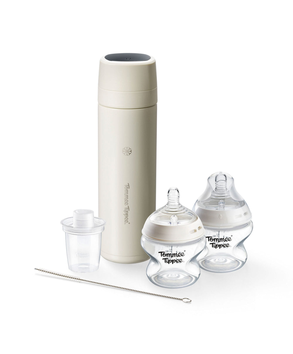 Tommee Tippee Bottle Feeding Tommee Tippee PrepGo Portable Formula Feed Maker &amp; Newborn Bottles - White