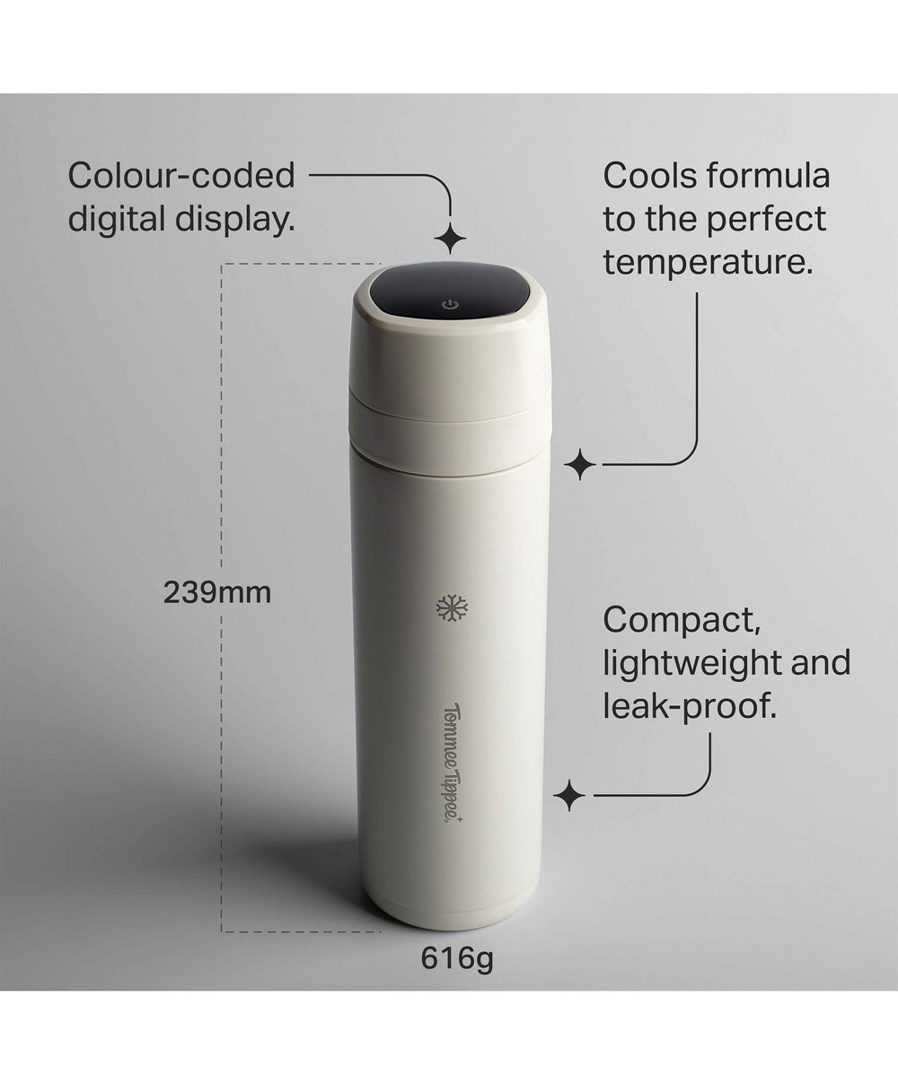 Tommee Tippee Bottle Feeding Tommee Tippee PrepGo Portable Formula Feed Maker &amp; Newborn Bottles - White