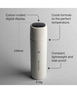 Tommee Tippee Bottle Feeding Tommee Tippee PrepGo Portable Formula Feed Maker & Newborn Bottles - White