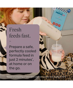 Tommee Tippee Bottle Feeding Tommee Tippee PrepGo Portable Formula Feed Maker & Newborn Bottles - White
