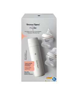 Tommee Tippee Bottle Feeding Tommee Tippee PrepGo Portable Formula Feed Maker & Newborn Bottles - White