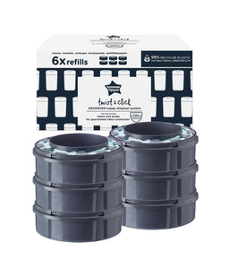 Tommee Tippee Nappy Bins Tommee Tippee Twist and Click Advanced Nappy Bin Refill Cassettes