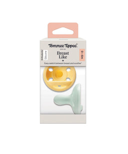 Tommee Tippee Soothers Tommee Tippee Breast-like Soothers 0-6m (2 Pack)
