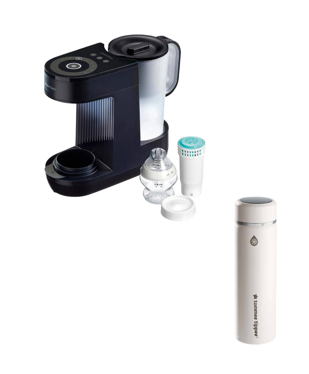 Tommee Tippee Tommee Tippee Perfect Prep Formula Feed Maker &amp; GoPrep Formula Feed Maker Bundle - Slate