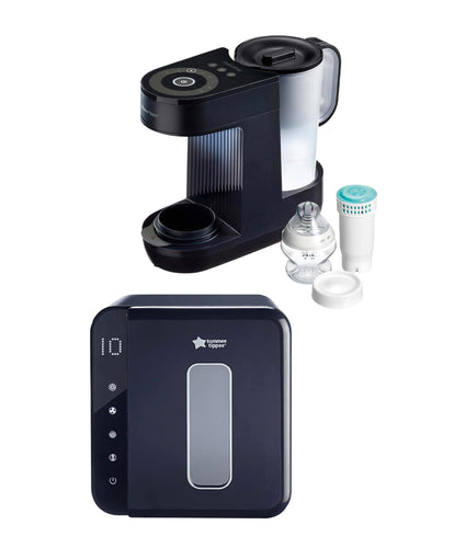 Tommee Tippee Tommee Tippee Perfect Prep Formula Feed Maker & Ultra UV 3-in-1 Electric Steriliser Bundle - Slate