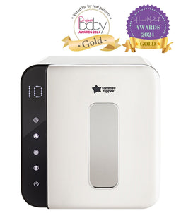 Tommee Tippee Tommee Tippee Ultra UV 3-in-1 Electric Steriliser & GoPrep Formula Feed Maker Bundle - White