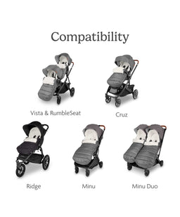 Uppababy Footmuffs UPPAbaby CozyGanoosh – Evelyn