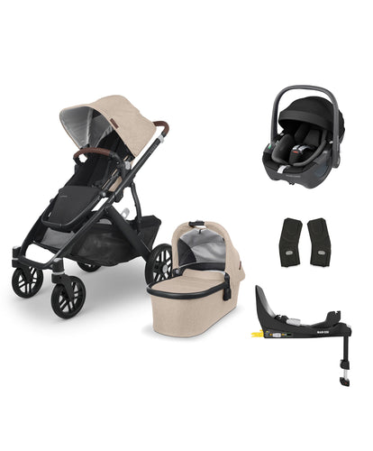 Uppababy Pushchairs Uppababy Vista V2 Pushchair Bundle with Maxi-Cosi Pebble 360 Car Seat & Base - Liam