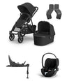 Uppababy Pushchairs UPPAbaby Vista V3 Stroller Bundle with Cybex Cloud Car Seat – Jake