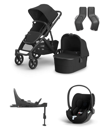 Uppababy Pushchairs UPPAbaby Vista V3 Stroller Bundle with Cybex Cloud Car Seat – Jake