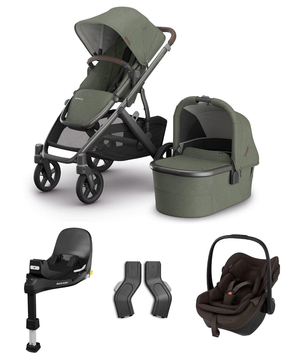 Uppababy Uppababy Vista3 Pushchair Bundle With Pebble Slide Pro - Evelyn