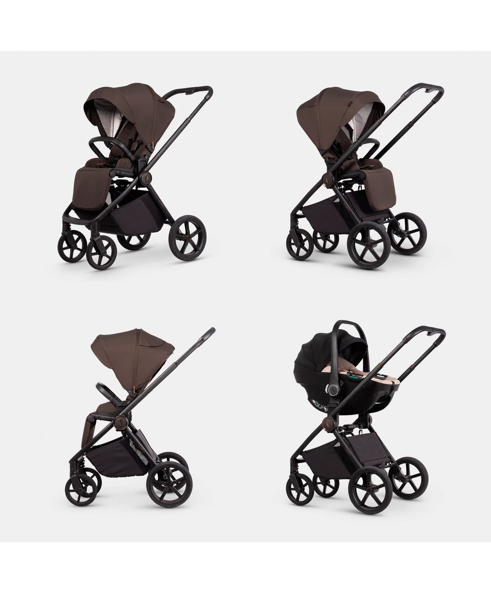 Venicci Pushchairs Claro 2 4in1 Ultimate Pushchair Bundle (13 Pieces) - Chocolate