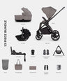 Venicci Pushchairs Claro 2 4in1 Ultimate Pushchair Bundle (13 Pieces) - Fog
