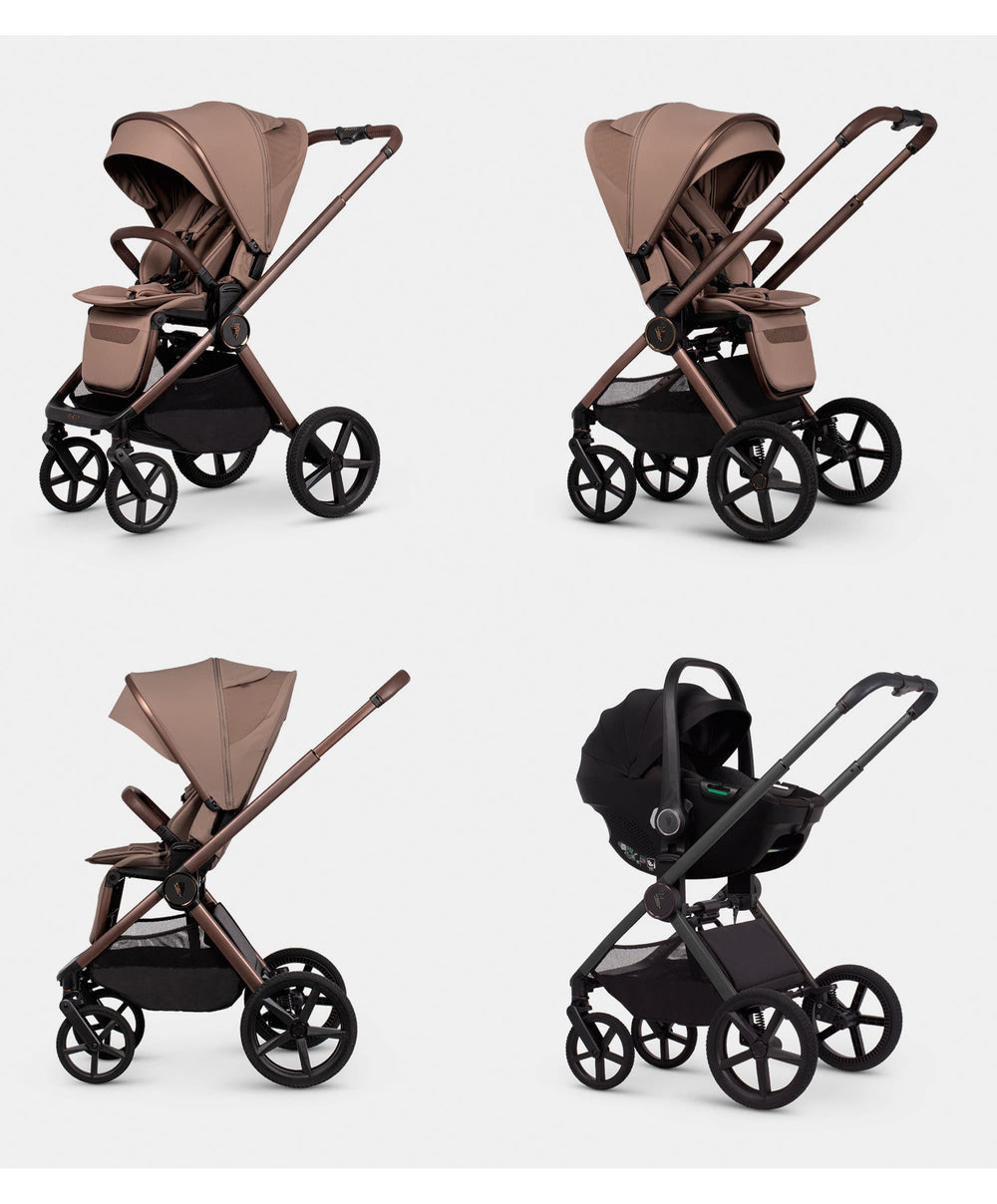 Venicci Pushchairs Upline 3 4in1 Plus Ultimate Pushchair Bundle (16 Pieces) - Sand