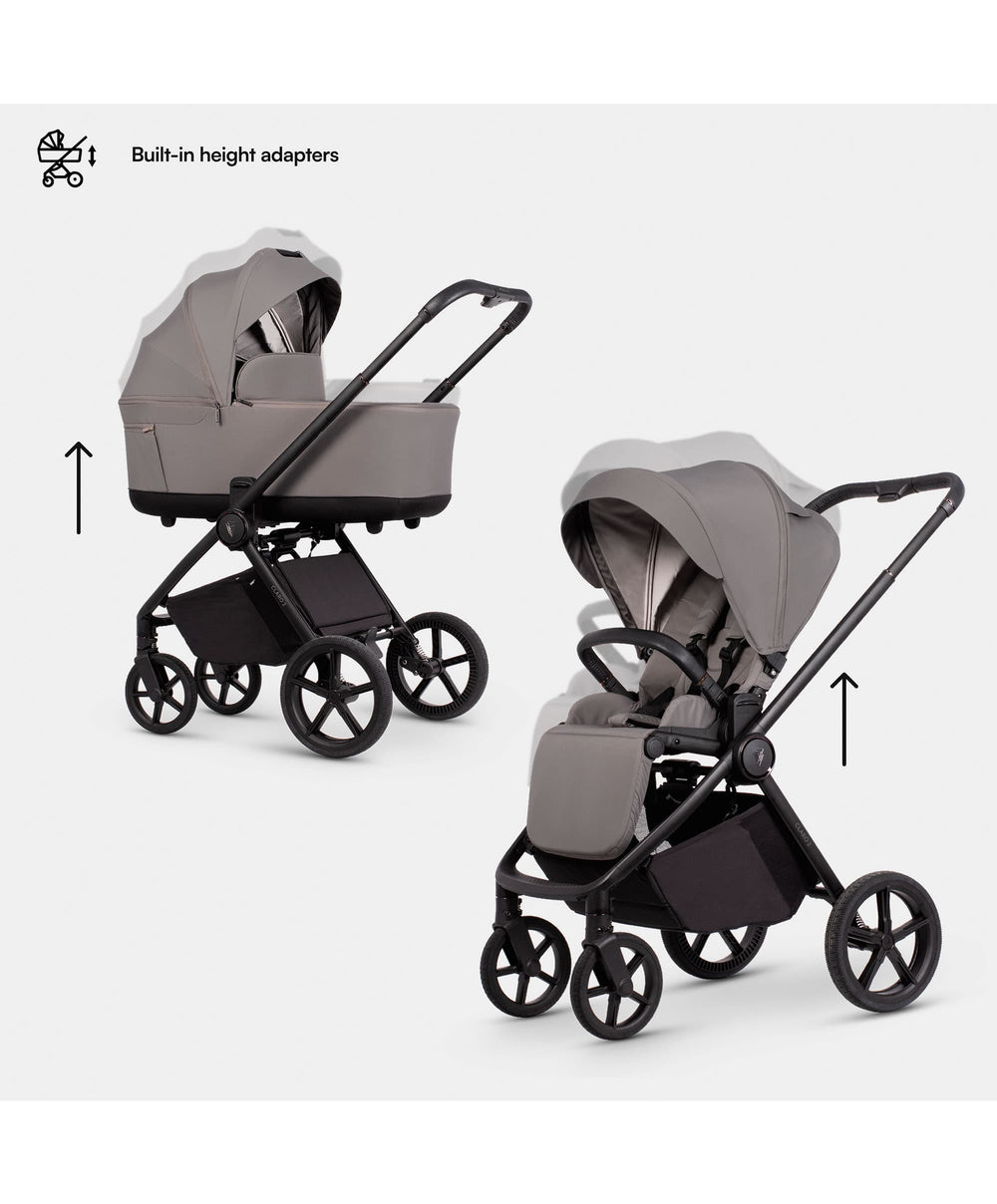 Venicci Pushchairs Venicci Claro 2in1 Essential Pushchair Bundle (8 Pieces) - Almond