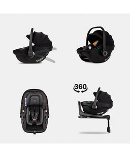 Venicci Pushchairs Venicci Claro 4in1 Luxury Pushchair Bundle with Tiago Cae Seat (10 pieces) - Fog