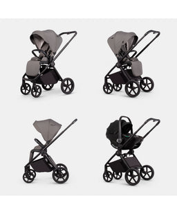 Venicci Pushchairs Venicci Claro 4in1 Luxury Pushchair Bundle with Tiago Cae Seat (10 pieces) - Fog