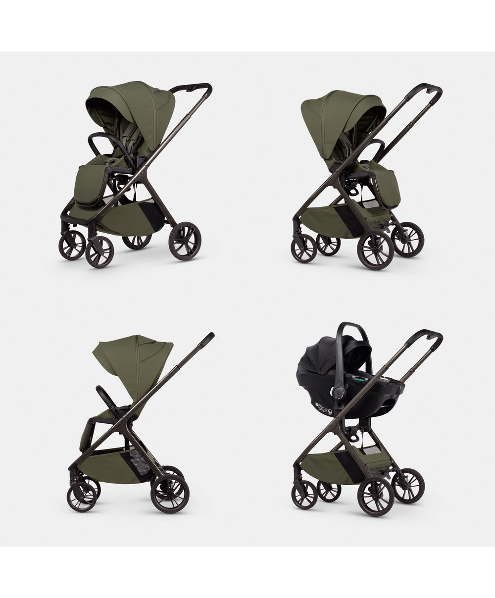 Venicci Pushchairs Venicci Tila Pushchair 4in1 Pushchair Bundle (13 piece) - Olive
