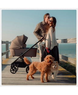 Venicci Pushchairs Venicci Upline 3 4in1 Pushchair Bundle With Tiago 2 Car Seat (13 Pieces) - Truffle