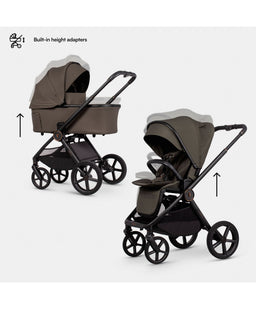 Venicci Pushchairs Venicci Upline 3 4in1 Pushchair Bundle With Tiago 2 Car Seat (13 Pieces) - Truffle
