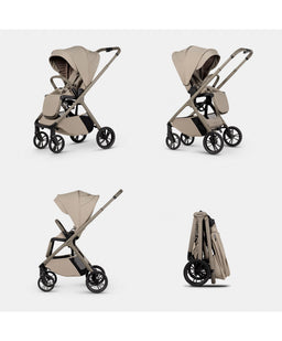 Venicci Tila 2in1 Essential Pushchair Bundle (11 Pieces) -  Latte